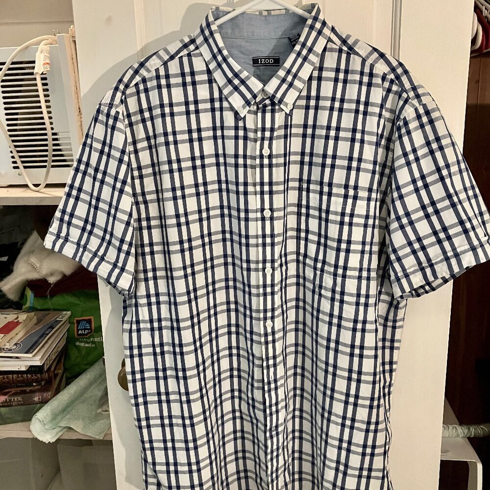 Short Sleeve Izod Button Down Shirt